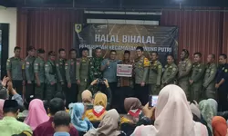 Halal Bihalal dan Pelepasan Purnabhakti, Camat Gunung Putri Ungkap Rencana Pembangunan SMPN 5