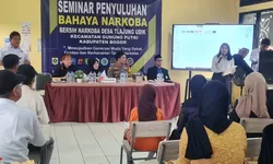 Pemdes Tlajung Udik dan Karang Taruna Gelar Seminar Desa Bersinar Bersama BNN Bogor