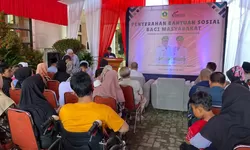 Dinsos Kabupaten Bogor Salurkan Bantuan untuk Disabilitas, Lansia, dan LKS di Citeureup