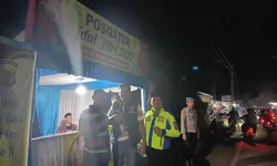 Sinergi Aparat: Apel Gabungan Amankan Malam Takbiran di Tanjungsari