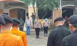 Apel Gabungan Pengamanan Malam Takbiran 1446 H di Gunung Putri Berlangsung Kondusif