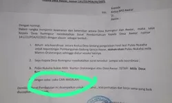 Perselisihan Pengambilan Hasil Laut di Pulau Nukaha, Dua Desa Saling Balas Surat