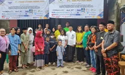 Peresmian Kantor, PT Tin Putra Mia dan PT Febri Utama Gemilang Santuni Puluhan Anak Yatim di Bulan Ramadhan