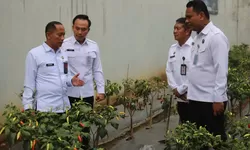 Kakanwil Ditjenpas Jabar Pantau Ketahanan Pangan di Lapas Cibinong: Wujudkan Kemandirian Warga Binaan
