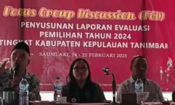 KPU Kepulauan Tanimbar Gelar FGD Evaluasi Pemilihan 2024: Tingkatkan Kualitas Pilkada