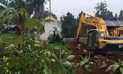 Warga Sukaluyu Kabupaten Bogor Protes Perluasan Perumahan yang Merusak Lahan Garapan