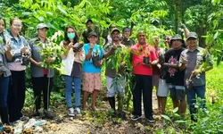Yayasan Sor Silai dan Pemdes Olilit Tanam Pohon untuk Kelestarian Sumber Air