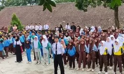 Latihan Gabungan PBB SD/MI Se-Kecamatan Sukamakmur, Ajang Penguatan Kedisiplinan Siswa