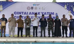 Sahabat Yatim Gelar Santunan 1000 Yatim dan Penanaman 1000 Bibit Pohon di Kecamatan Cigombong 