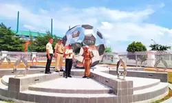 Plaza Selatan Stadion Pakansari Jadi Spot Foto Favorit di Kabupaten Bogor