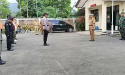 Muspika Sukamakmur Gelar Apel Kesiapan Malam Tahun Baru, Fokus Keamanan dan Wisatawan
