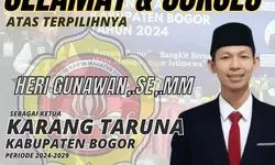 Sah! Heri Gunawan Nahkodai Ketua Karang Taruna Kabupaten Bogor Periode 2024-2029
