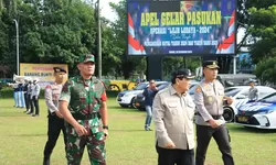 Polres Bogor Gelar Apel Pasukan untuk Pengamanan Natal dan Tahun Baru 2025