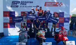 Hoentoe 14 Gunsspeed Tampil Gemilang di Scooter Prix Round 3 Tahun 2024, Raih Podium 1