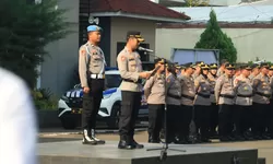 Jelang Pelantikan Presiden dan Wakil Presiden 2024-2029, Polres Bogor Gelar Apel Kesiapan Pengamanan