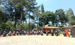 Pers Motor Club (PMC) Sukses Gelar Road Trip ke Curug Citambur Cianjur