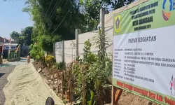 Launching SAMISADE Tahun 2024, Desa Ciangsana Bangun 3 Titik Jalan