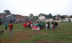 Pembukaan Turnamen Mini Soccer Tingkat RW di Kemang Bogor Berlangsung Meriah