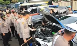 Jelang Pilkada, Mantap Praja 2024 Kapolres Bogor Gelar Apel Pengecekan Kendaraan Dinas!