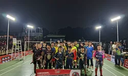 Jelang HUT RI Ke-79 Tahun, Turnamen Bulutangkis Tingkat RW Desa Pondok Udik Berlangsung Meriah