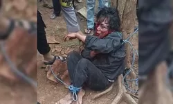 Maling Motor Apes di Cileungsi Bogor, Dipukuli Dan Diikat di Pohon Sampai Babak Belur 