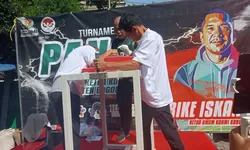 Para Pedagang Hingga Kuli Panggul Pasar Tohaga Ciluar Antusias Ikuti Turnamen Panco