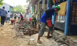 Melalui Dana Desa, Pemdes Ciangsana Realisasikan Pembangunan Infrastruktrur