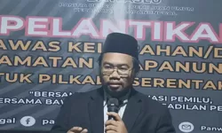 Sebanyak 9 Anggota PKD Dilantik, Ketua Panwascam Klapanunggal Sampaikan Pesan Ini