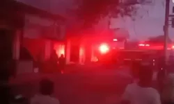Sebuah Minimarket di Wilayah Bojong Nangka Bogor Terbakar