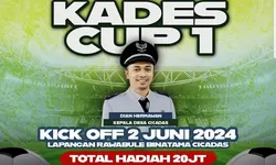 Rebutkan Hadiah 20 Juta, Tournament Sepak Bola Kades CUP 2024 Desa Cicadas Segera Berlangsung!