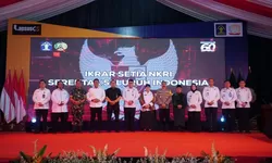 Ikrar NKRI WBP Tindak Pidana Terorisme Secara Serentak di Lapsus Kelas IIA Gunung Sindur