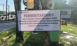 Renovasi! Kantor Kecamatan Sukamakmur dipindahkan Sementara