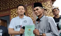55 Sertifikat Tanah di Bagikan AHY Kepada Korban Gempa Cianjur 