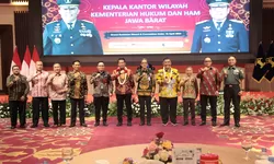 Lepas Sambut Kepala Kantor wilayah kementerian hukum dan HAM Jawa Barat, Berlangsung Haru!