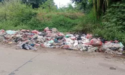 Sampah Berserakan Menuju Kantor Kecamatan Gunung Putri, Aktivis Penggiat Lingkungan Pinta Camat Ambil Tindakan