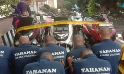 7 Debt Collector Dan 1 Penadah Diamankan Polsek Cileungsi 