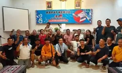Jaringan Jurnalis Bogor Gelar Raker Perdananya di Pelabuhan Ratu