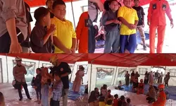Relawan Gemawana Indonesia Lakukan Trauma Healing Kepada Anak Penyintas Bencana Gempa Bumi Sukabumi.