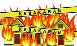 Di Duga Akibat Sambaran Api Yang Bersumber Dari Lilin, Rumah Warga Terbakar di Gunungputri