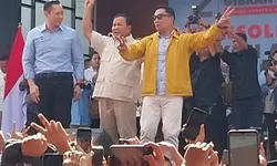 Kampanye Pertama Prabowo Gibran Di Tasikmalaya, AHY Turun Langsung Mendampingi