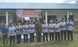 Tiga Camat Hadir dalam Upacra HUT PGRI ke -78 di Wilayah 5 Mandailing Natal