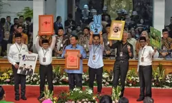 Nomor Urut Capres-Cawapres: Anies-Muhaimin 1, Prabowo-Gibran 2 dan Ganjar-Mahfud 3