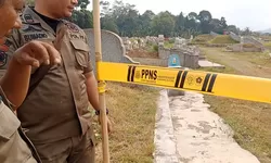 Pemakaman Tionghoa Jonggol Yayasan Sinar Bumi di segel Satpol PP Kabupaten Bogor