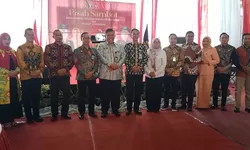 Lepas sambut Rutan Kelas 1 Depok yang dihadiri Kakanwil Jabar, Lamarta Surbakti siap lanjutkan program dirutan depok