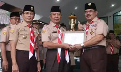 Sekda Burhanudin Bangga Atas Prestasi Kwarcab Gerakan Pramuka Kabupaten Bogor.