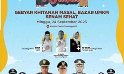 PWI Sekrertariat Bogor Timur serta Bogor Timur Jurnalis, Sukses menggelar Baksos Khitanan Masal.