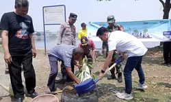 CSR Bank BRI Cabang Cibubur, tanam Pohon Produktif di Setu Gunungputri.
