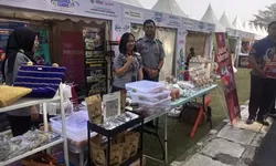 Produk Warga Binaan Rutan Kelas 1 Depok ikut Serta dalam West Java Festival 2023 di Bandung.