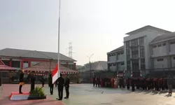 Rumah Tahanan Kelas 1 Depok, gelar Upacara HUT RI 78 Tahun di Rutan.