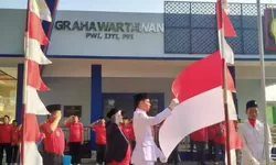 Bangun Semangat Patriot Bagi Wartawan, PWI Kabupaten Bogor Gelar Upacara Hari Kemerdekaan RI Ke-78.